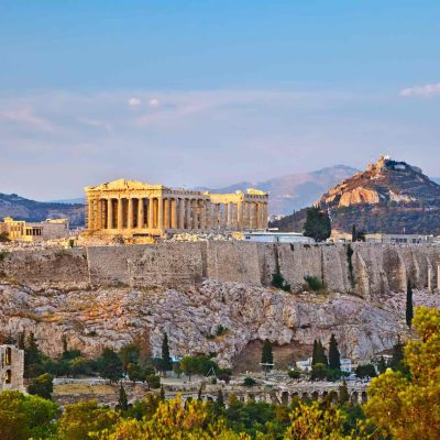 Acropolis of Athens Greece.