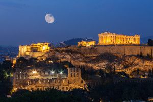 Acropolis Night Original -greecetours