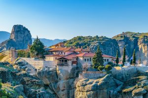 Holy Trinity Monastery Meteora Greece.