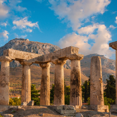 Temple of Apollo Ancient Corinth Original