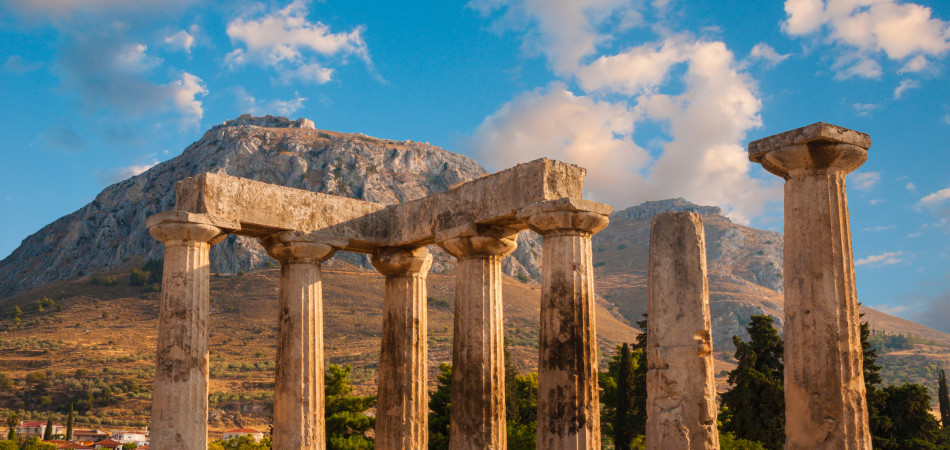 Temple of Apollo Ancient Corinth Original