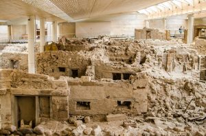 Santorini excavations