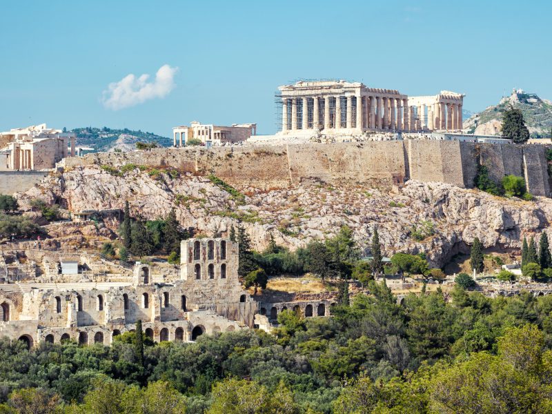 Panoramic,View.The,Acropolis,of,Athens,,Greece.