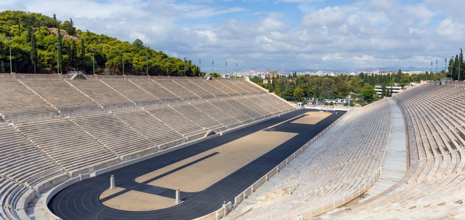 The,Panathenaic,Stadium,In,Athens,,Greece.