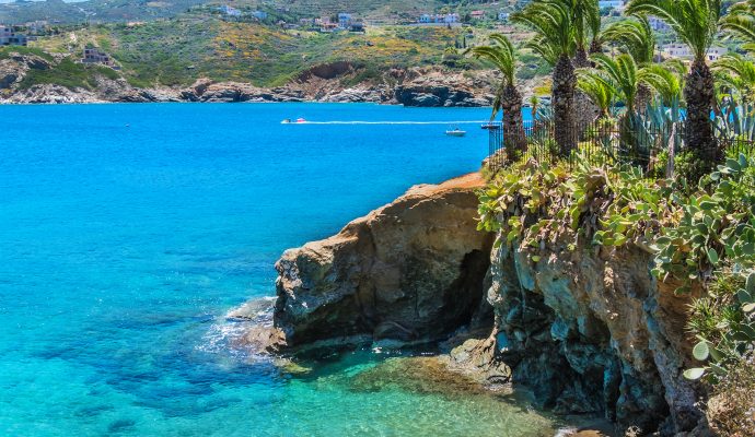 The Beautiful Coast of Agia Pelagia